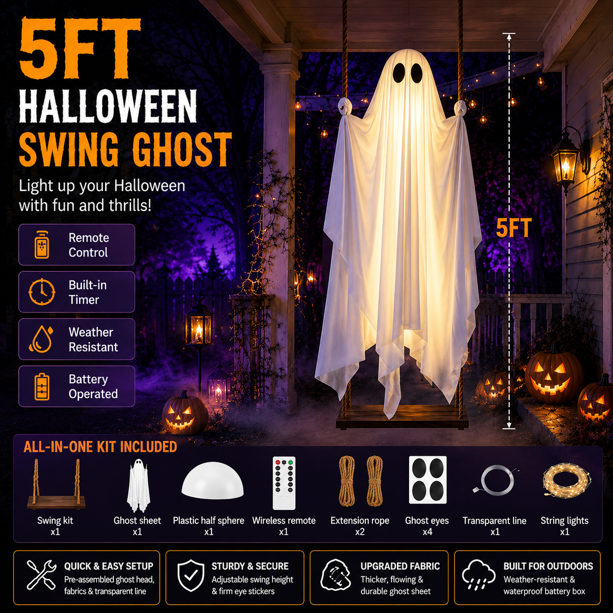 Turn Your Yard Into The Spookiest House On The Block 👻