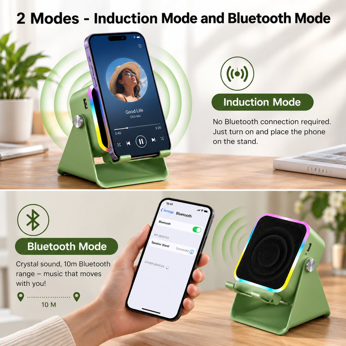 5-in-1 Wireless Speaker Stand
