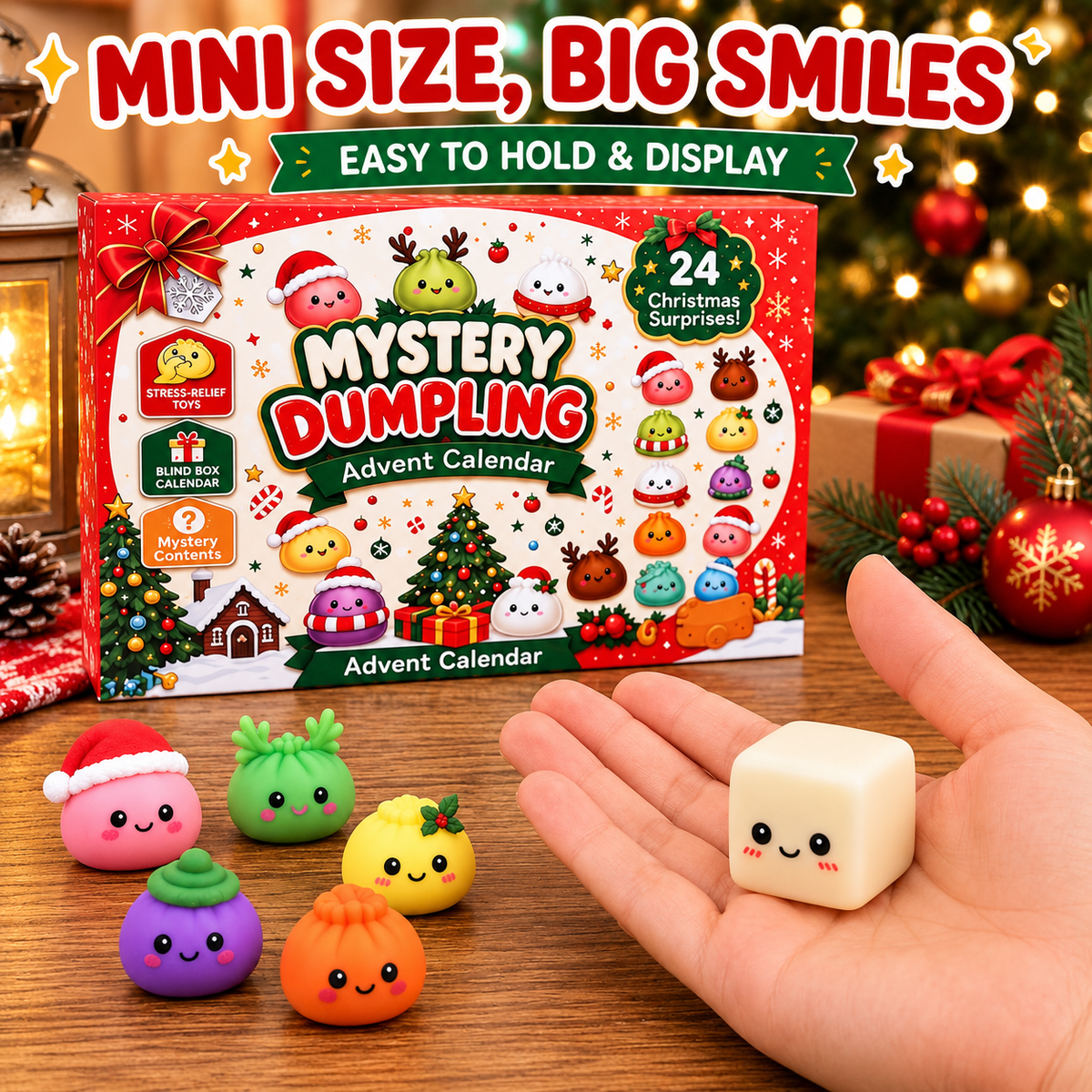 Christmas Advent Calendar 2026 – 24 Mini Dumpling Squishies