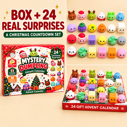 Christmas Advent Calendar 2026 – 24 Mini Dumpling Squishies
