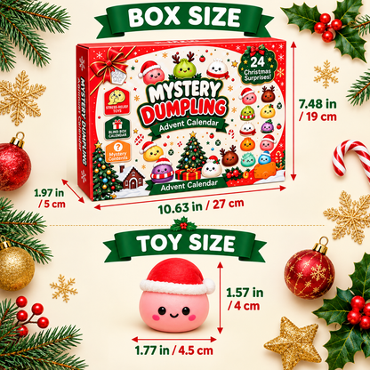Christmas Advent Calendar 2026 – 24 Mini Dumpling Squishies