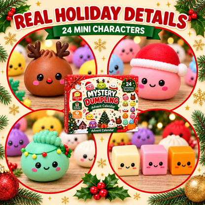Christmas Advent Calendar 2026 – 24 Mini Dumpling Squishies