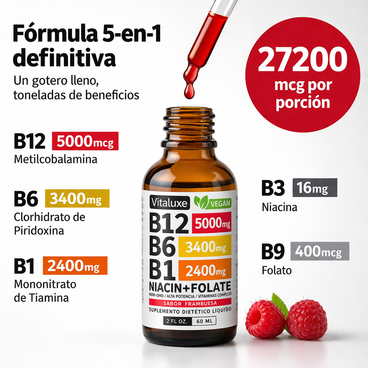 Vitaluxe Gotas de Complejo B