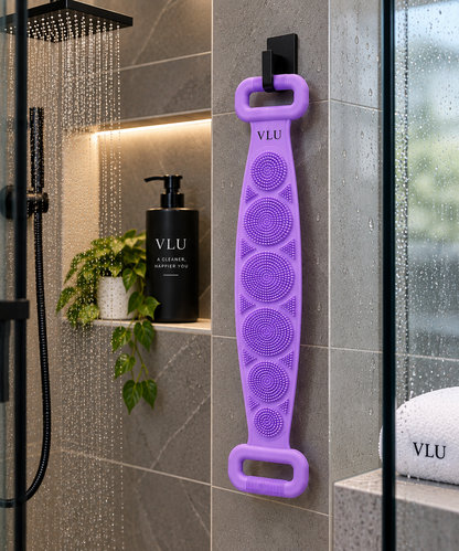 VLU™ Double-Sided Silicone Back Scrubber