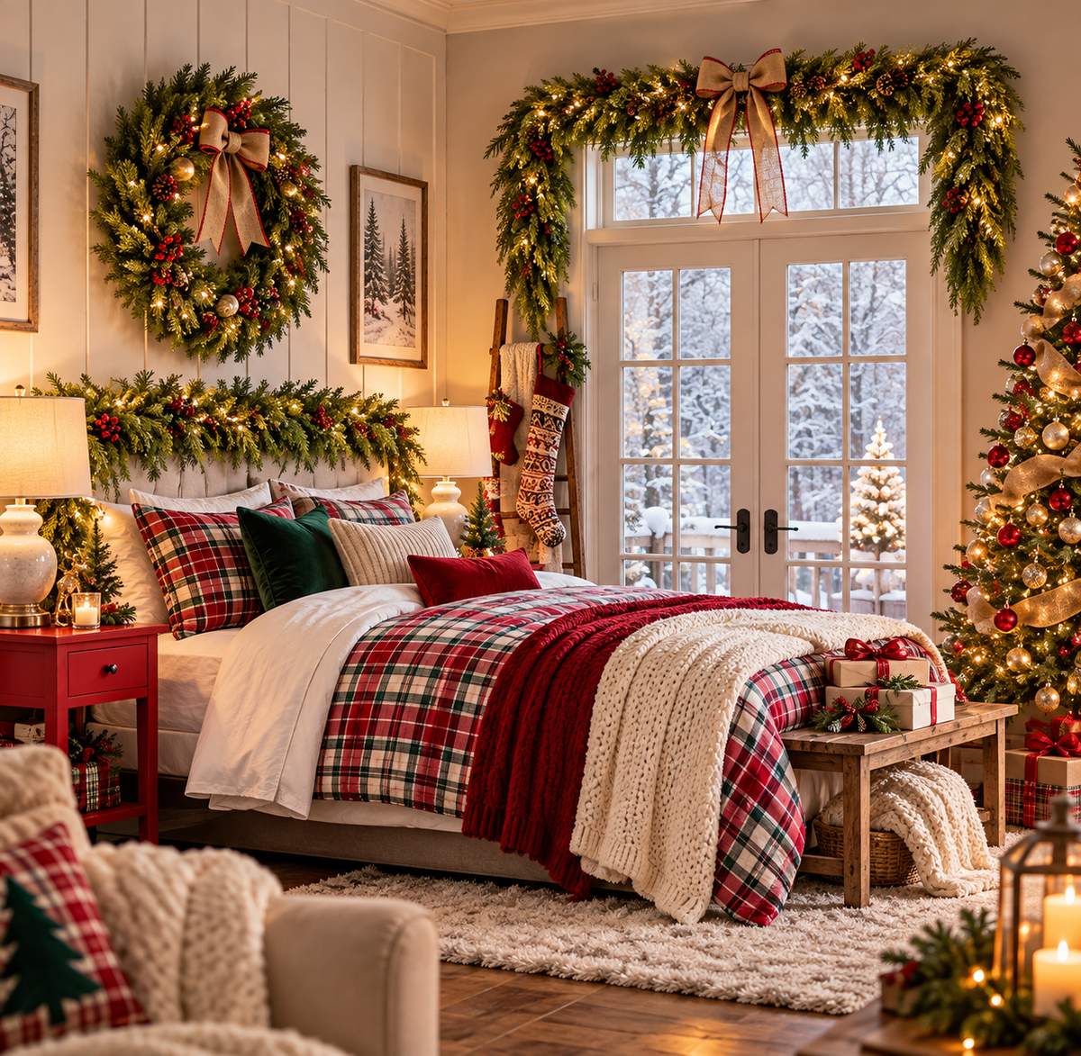 The Real-Touch Cedar Garland — 2 × 6FT