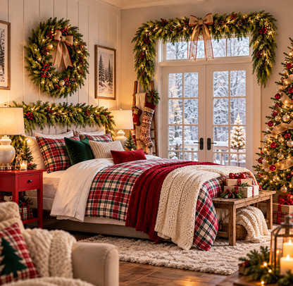 The Real-Touch Cedar Garland — 2 × 6FT