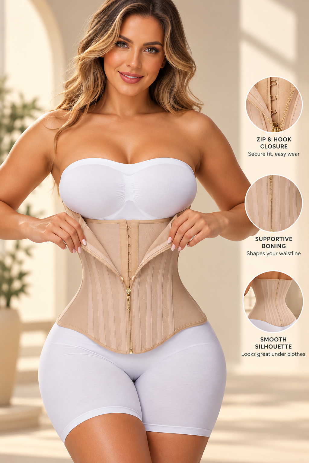 Waist Sculptor | Zip-Front Waist Shaper